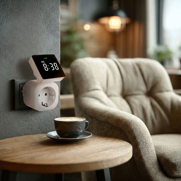 GreenBlue time switch - digital timer, 16A max load, IP20, GB610 F