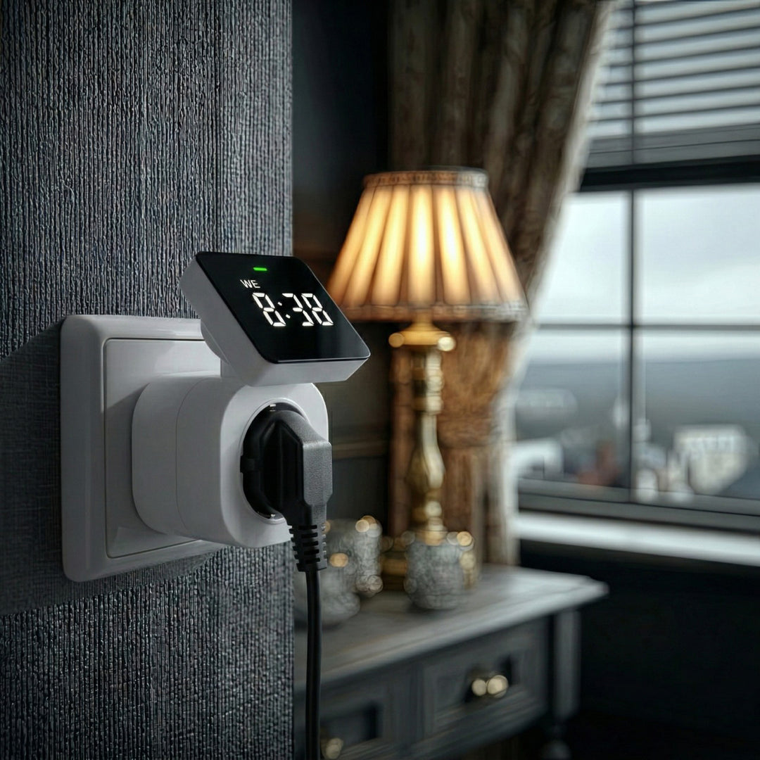 GreenBlue time switch - digital timer, 16A max load, IP20, GB610 F