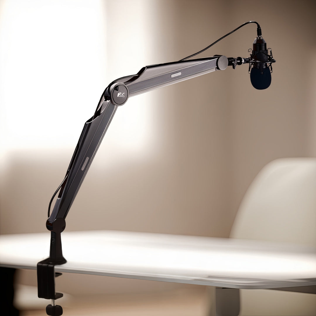 Sealbhóir micreafóin 3/8" agus 5/8" NanoRS, 1kg ar a mhéad, RS422