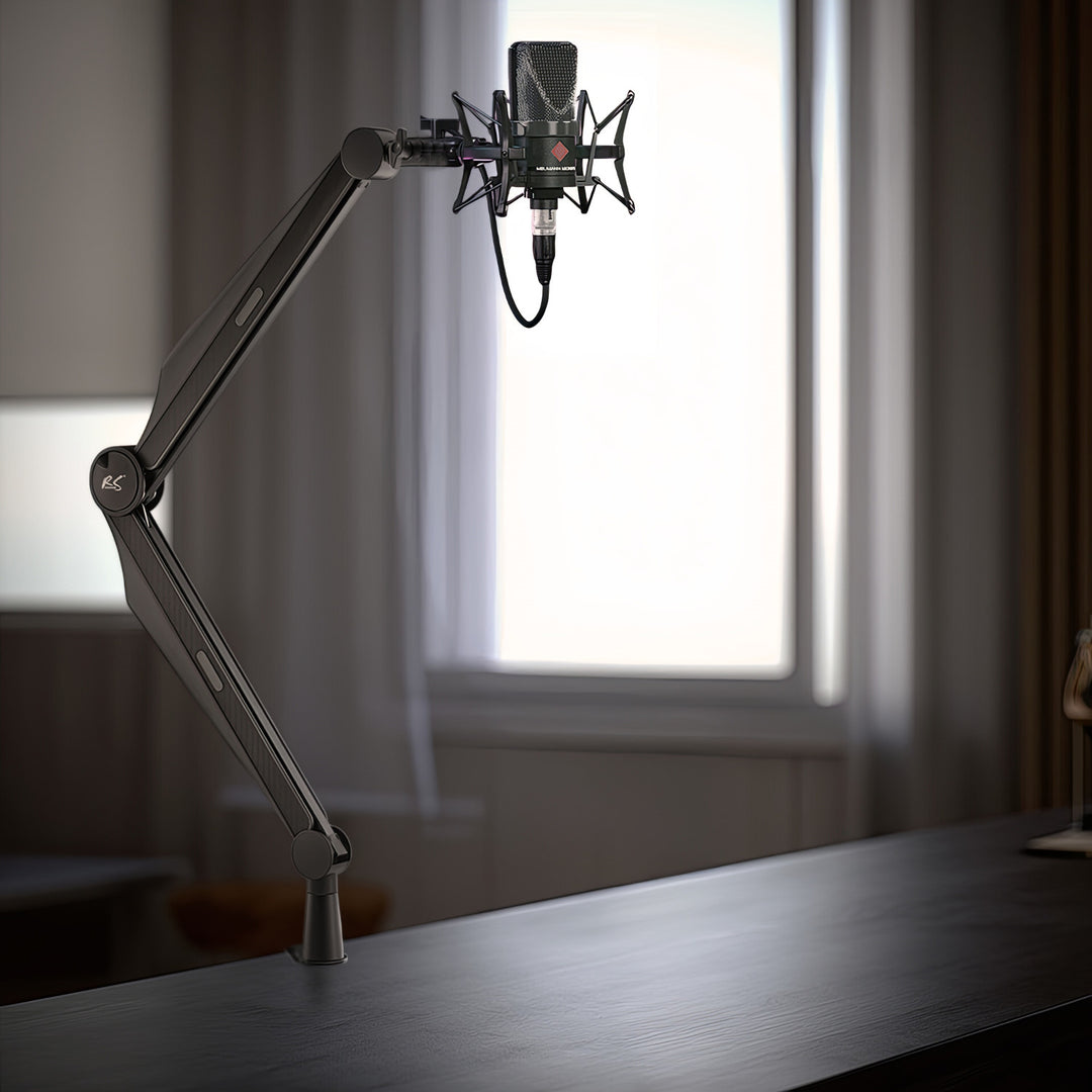 Sealbhóir micreafóin 3/8" agus 5/8" NanoRS, 1kg ar a mhéad, RS422