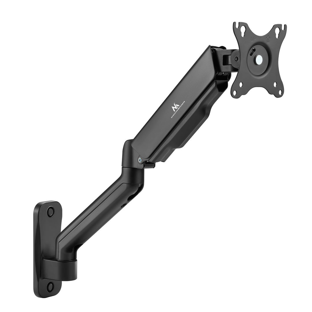 Maclean MC-332 Double Arm Monitor Wall Mount, 17-32", 9kg max, Computer Screen Holder