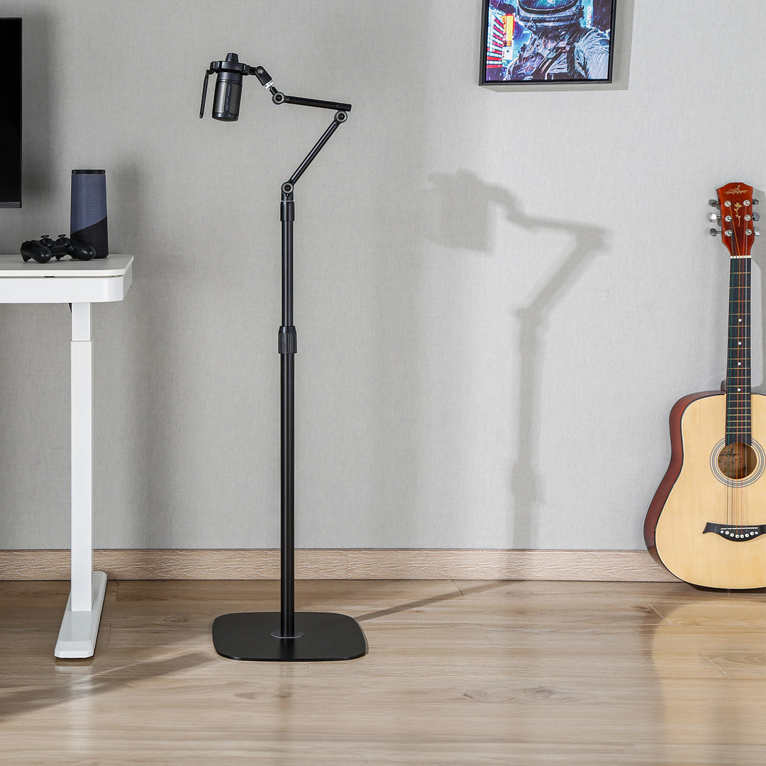 Maclean metal microphone stand, height adjustable 626-1694 mm, 1kg max, MC-337