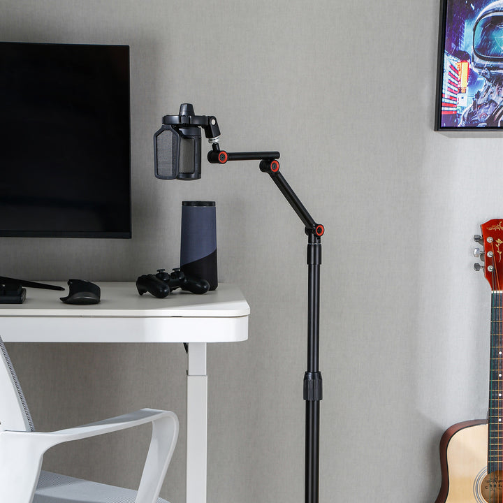 Maclean metal microphone stand, height adjustable 626-1694 mm, 1kg max, MC-337