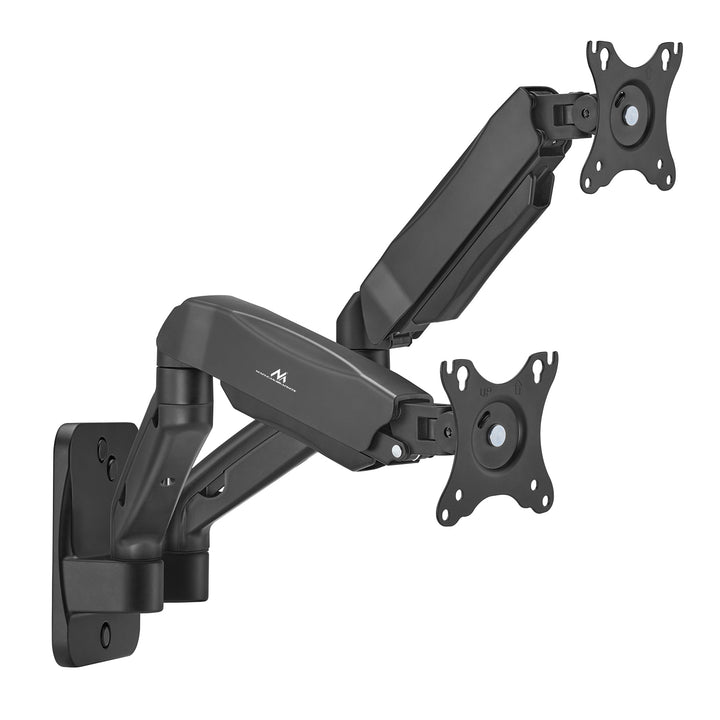 Maclean wall mount for two monitors, 17-32'', 9kg max, mechanical spring, MC-988