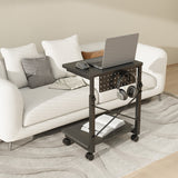 NanoRS CPU cart stand with shelf, 80kg max, adjustable height 550~850mm, RS430