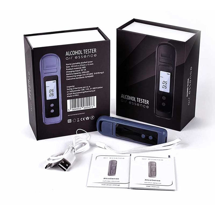 Air Essence AlcoSense Digital Breathalyzer, a Mouthless, Portable Sobriety Tester