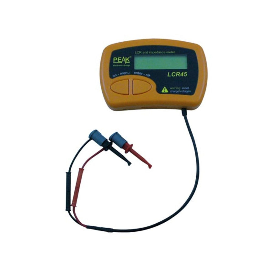 Peak LCR impedance analyzer LCR45 measuring resistance inductance capacitance
