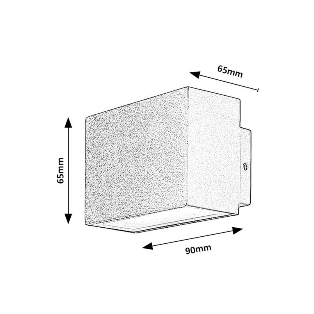 Rabalux Mataro Wall Lamp, Outdoor Light, Exterior Luminaire, LED, 7W, IP54