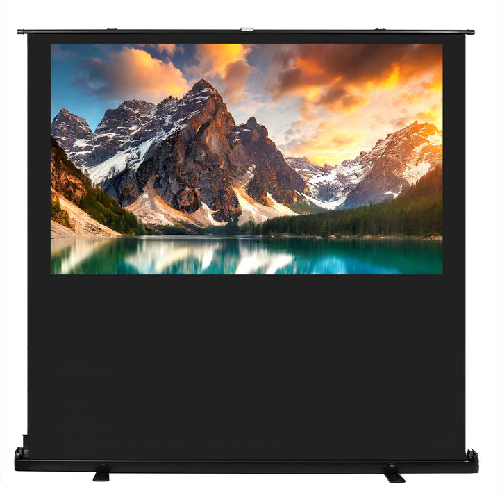 Maclean MC-212 Portable Projection Screen, Compact, Floor, 80", 16:10