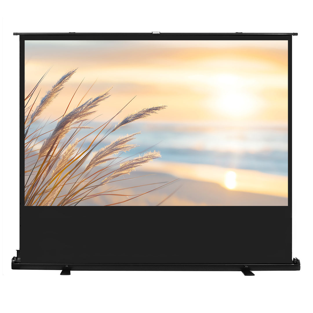 Maclean MC-211 Portable Projection Screen, Compact, Floor, 100", 4:3