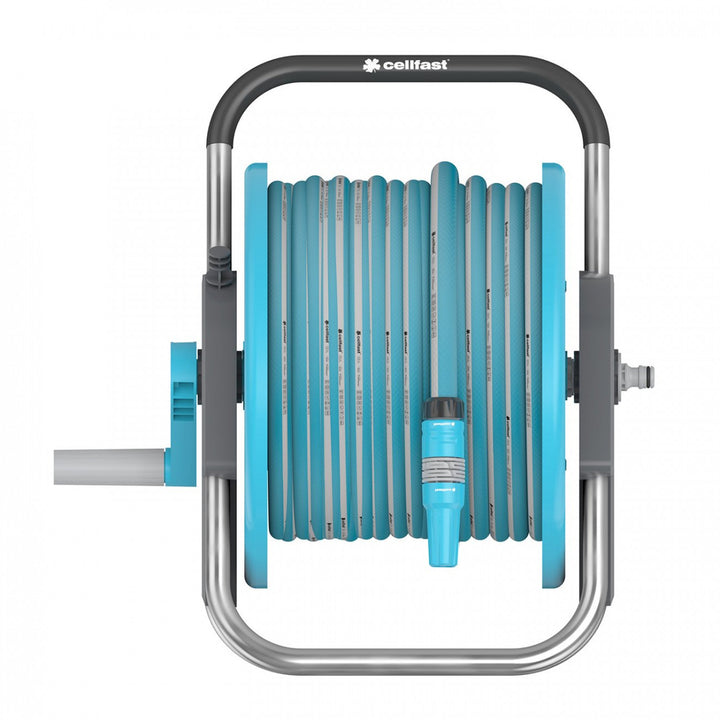 Cellfast garden set, stand, 1/2" hose 20 m, sprinkler, quick couplers, ALUPLUS