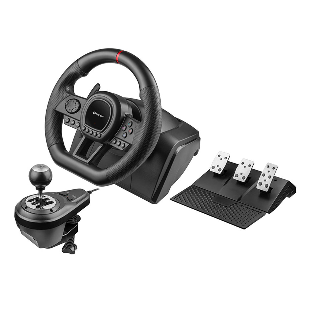steering wheel and pedals for ps4 Tracer Simracer Steering Wheel, Gearbox, Pedals Set, for PC PS3 PS4 Xb – Euroelectronics UK