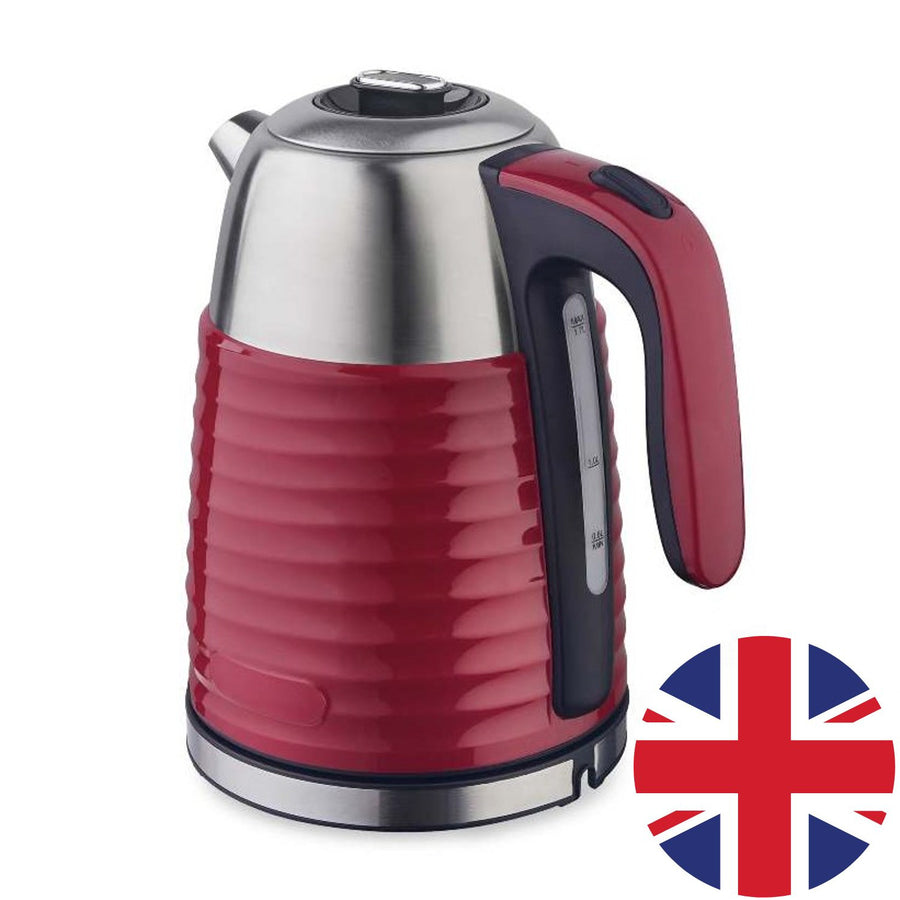 Electric kettle 1,7L Maestro MR-051-RED, body color red - British plug