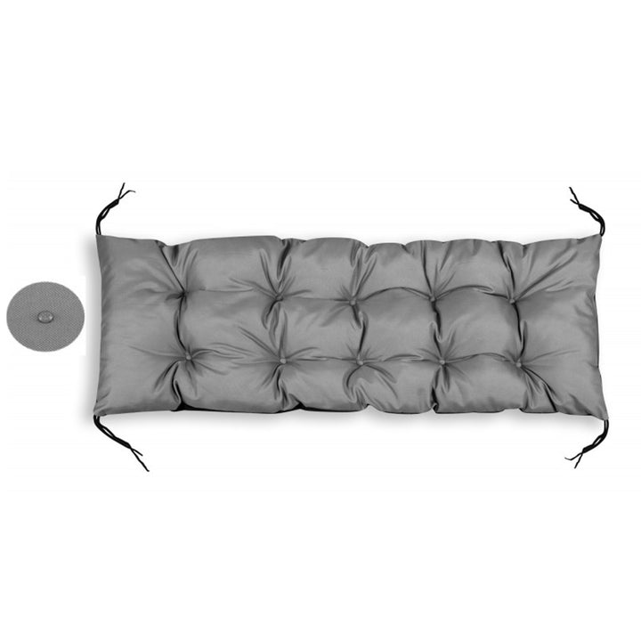 AIO Garden Cushion, for Bench, Swing, Waterproof, Grey, 150x50 cm, PODOGR150/50C-SZ