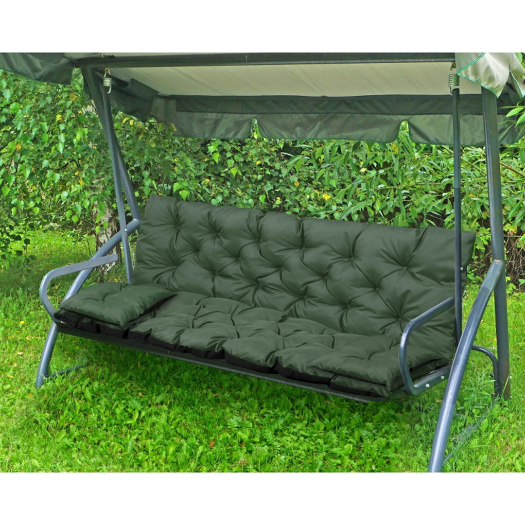 Green Garden Set 120x60x50cm with 2 Cushions (42x42cm)