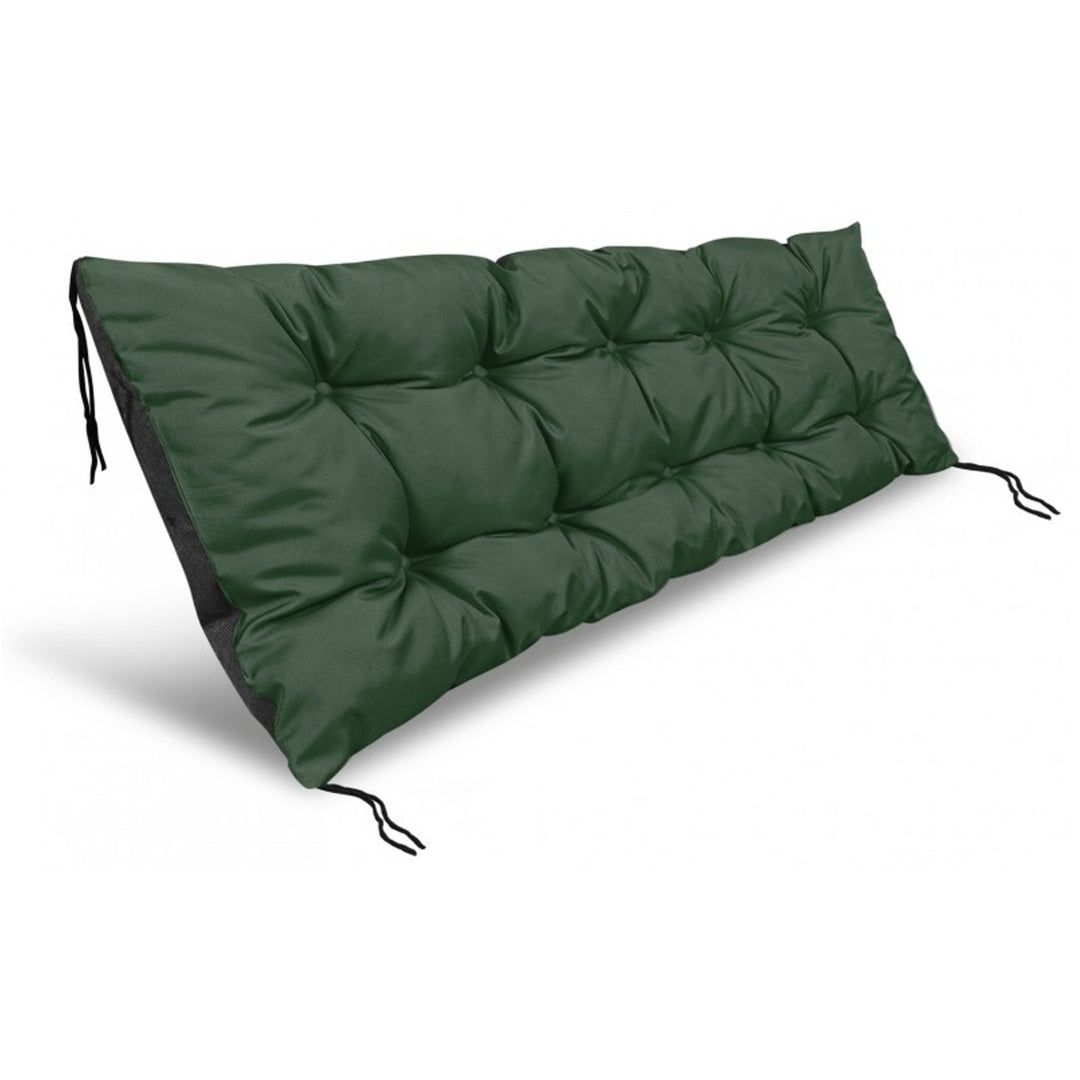 KingGarden Garden Bench Cushion for Europallets Green 120x40 cm