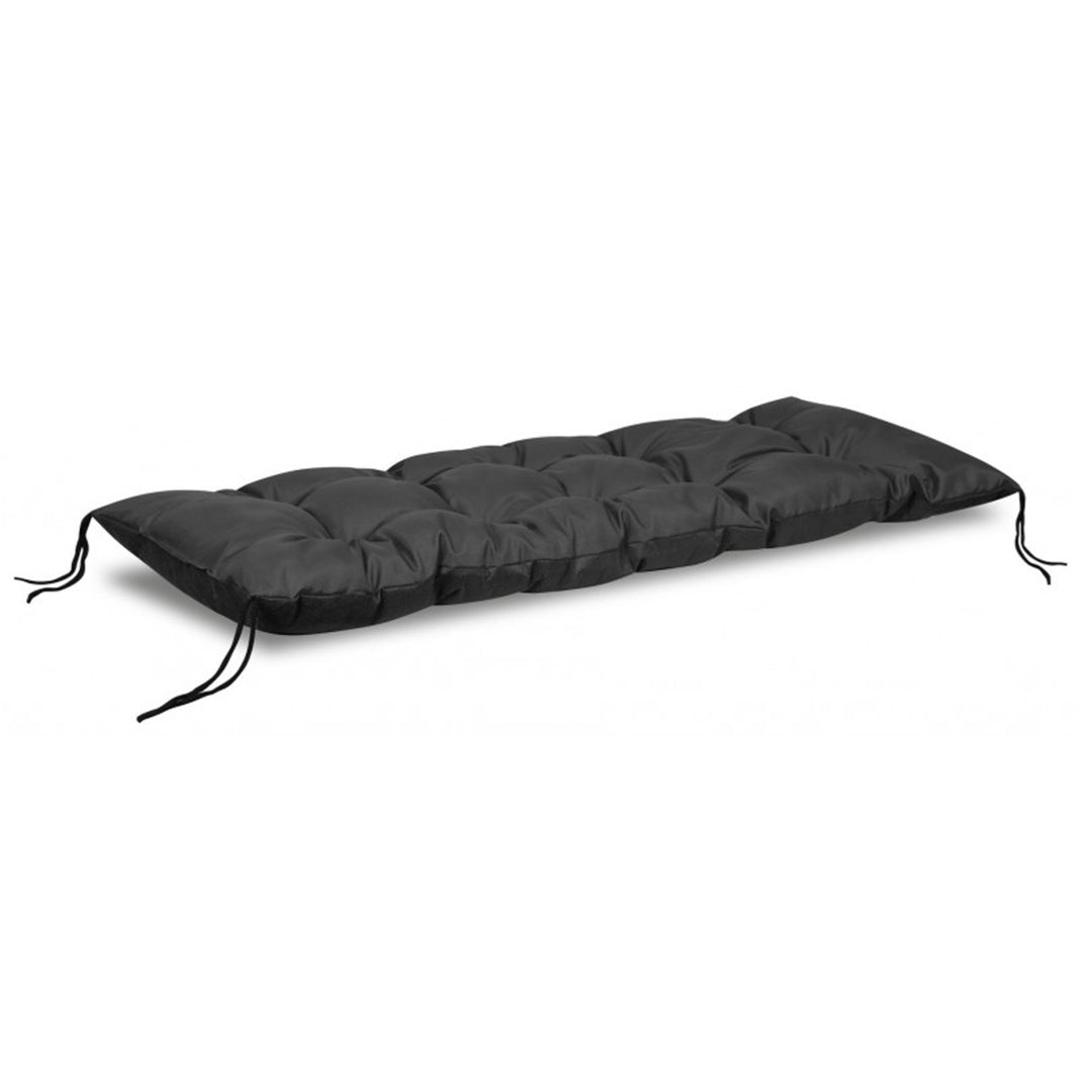 GardenKing Garden Bench Cushion Made for Europallets Black 120x40 cm