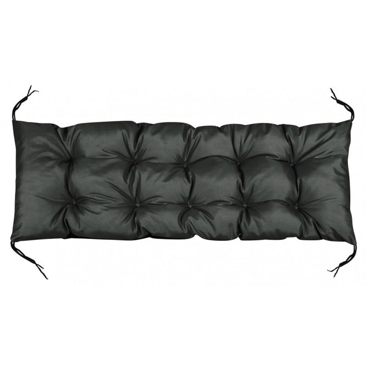 GardenKing Garden Bench Cushion Made for Europallets Black 120x40 cm