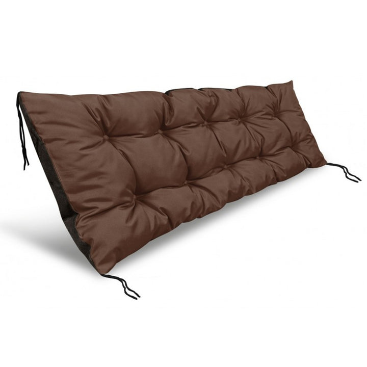 Garden bench cushion, tailored for European pallets in a rich brown hue. Measuring 120x40 cm, it offers both comfort and style to your outdoor seating area.