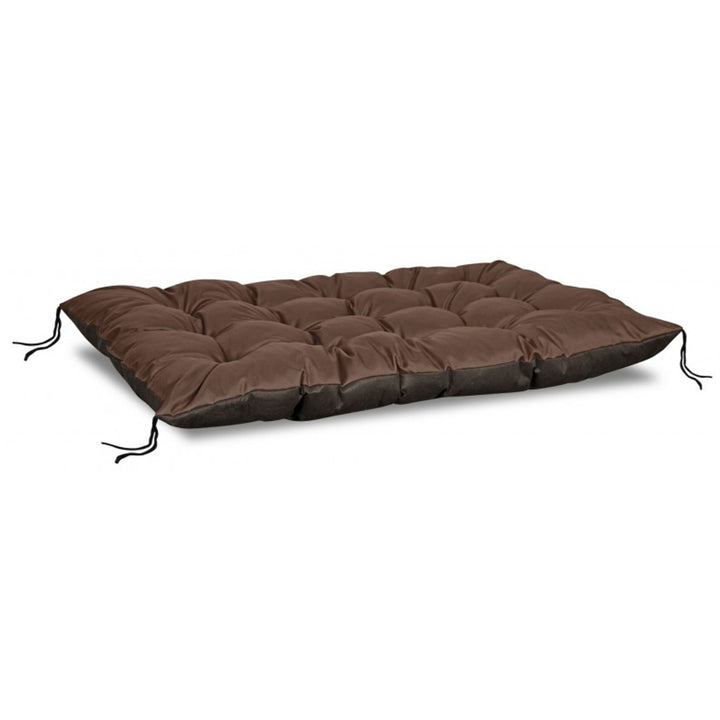 Waterproof pallet garden cushion brown 120x80 cm bench seat from EUROPALETTE in brown color