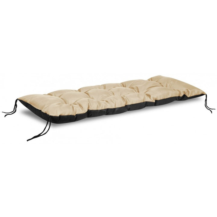 Garden bench cushion from europallets beige 120x40 cm