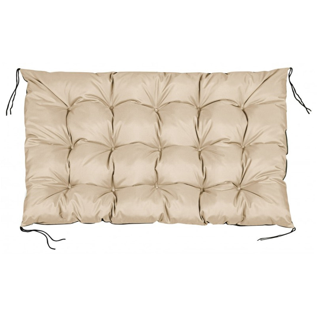 Waterproof pallet garden cushion beige 120x80 cm bench seat from EUROPALETTE in beige color