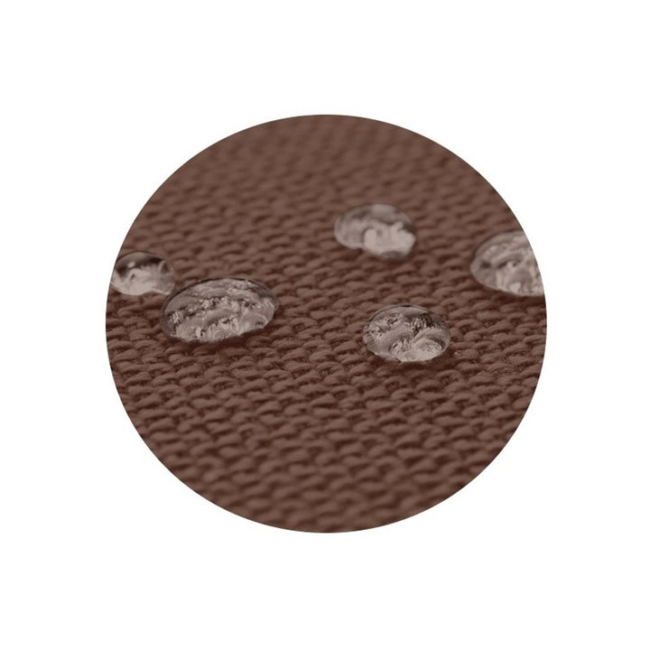 Garden Cushion Set for Swing Egg Chair Nest Seat + Head Cushion 112x113 Brown Water Repellent Patio Outdoo