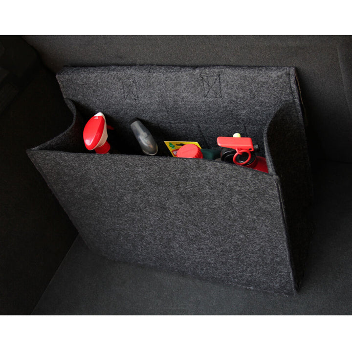 Car Trunk Organizer Bag, Durable Storage Solution, 46x20cm, Ideal for Groceries, Tools, and Travel Essentials