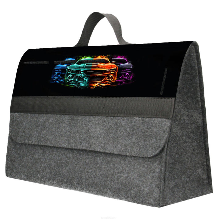 Arco Design Car Trunk Organizer Bag, 46x20cm, B-LUX Dream Cars, Durable Storage Solution