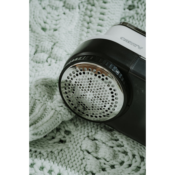 Bearrthóir fabraice Camry, taispeáint LCD, ceallraí in-athluchtaithe Li-Ion, bán agus dubh, CR 9620