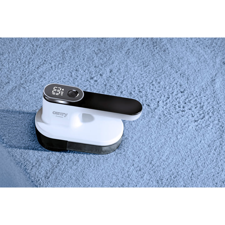 Bearrthóir fabraice Camry, taispeáint LCD, ceallraí in-athluchtaithe Li-Ion, bán agus dubh, CR 9620