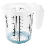 Keeeper measuring jug, non-slip, with handle, 0.5l, nordic blue, Masimmo