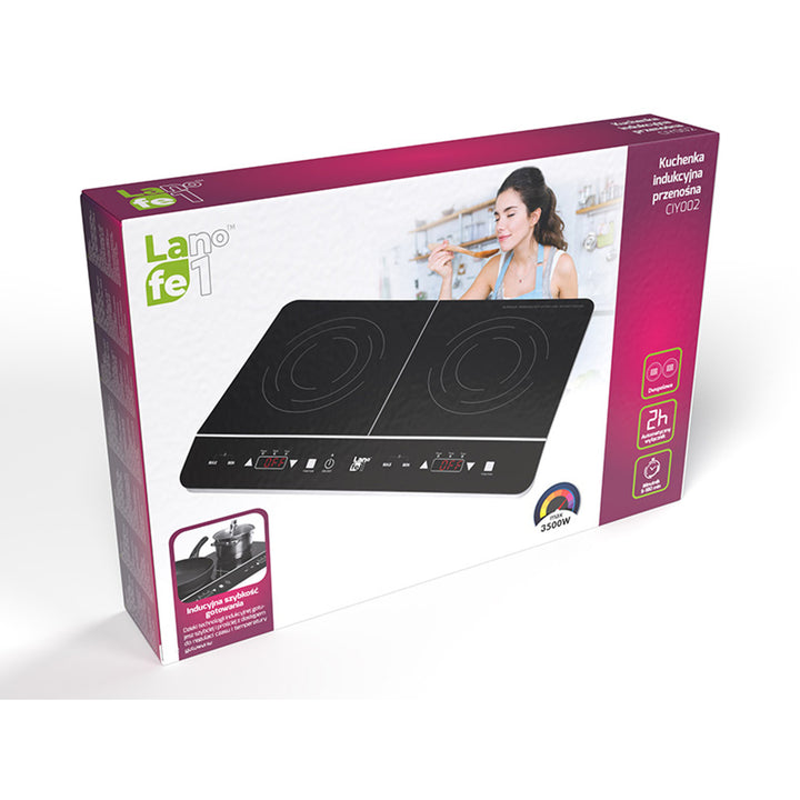 Lafe Double Portable Induction Stove: 3500W, Electric, CIY 002