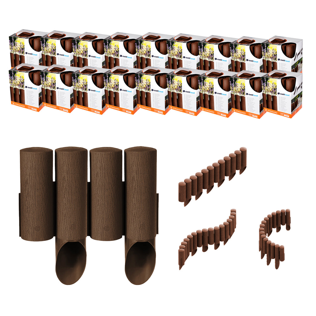 Cellfast garden paisade, frost resistant, 41.4 m, brown