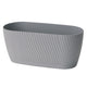 Form-Plastic Oblong Box with Stand, 27 cm, Anthracite, Mika 27 Eco – Perfect for Indoor and Outdoor Planting