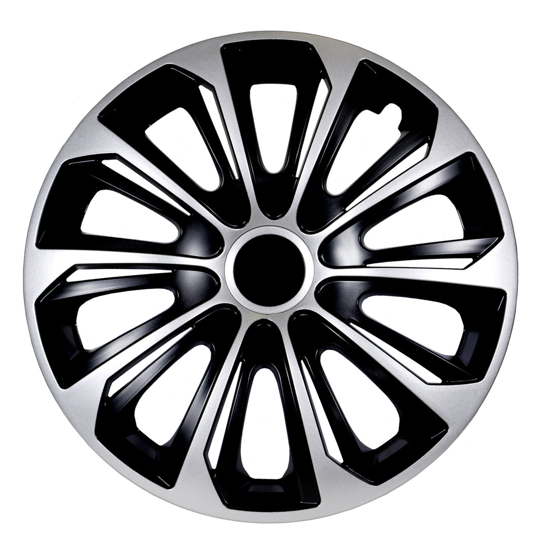 Universal 16" NRM STRONG Duocolor Cap - Black and Silver (1 Piece)