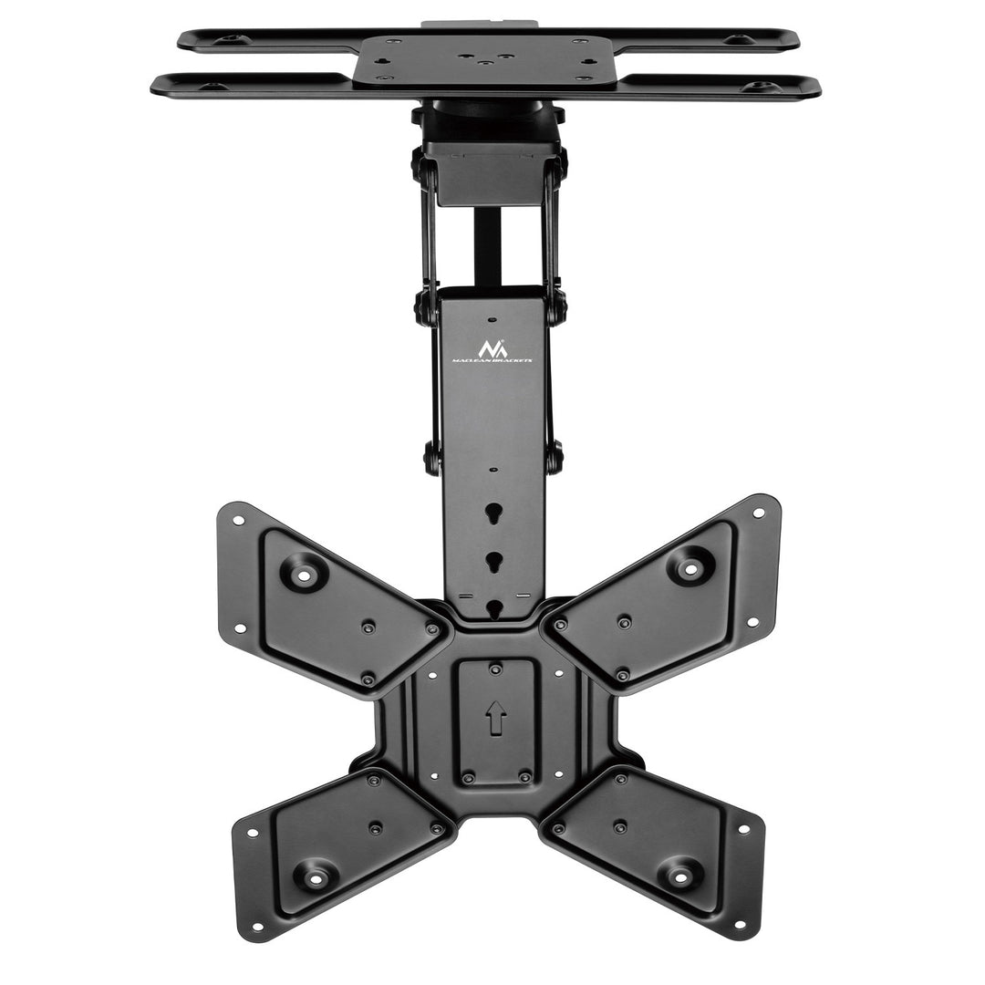 Maclean electric ceiling TV mount, TUYA support, max VESA 600x400, 90st swivel remote control, 23"-65", 30kg, MC-491
