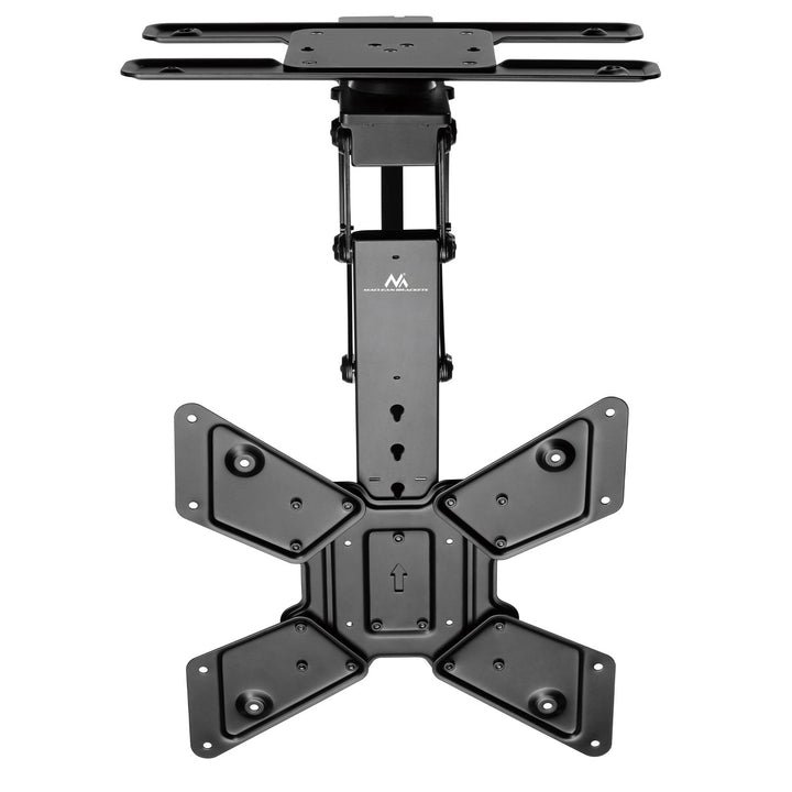 Maclean electric ceiling TV mount, TUYA support, max VESA 600x400, 90st swivel remote control, 23"-65", 30kg, MC-491