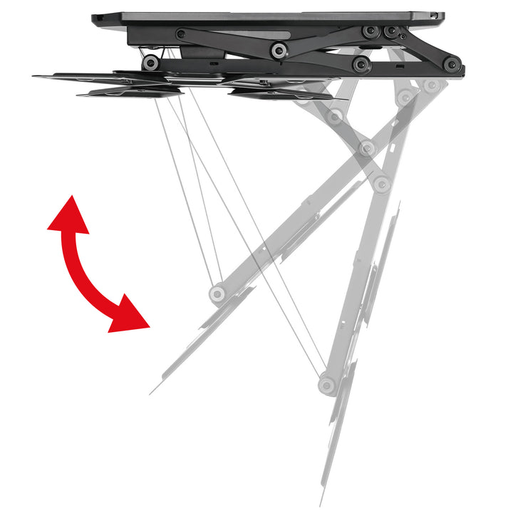 Maclean electric ceiling TV mount, TUYA support, max VESA 600x400, remote control, 23"-55", 30kg, MC-492