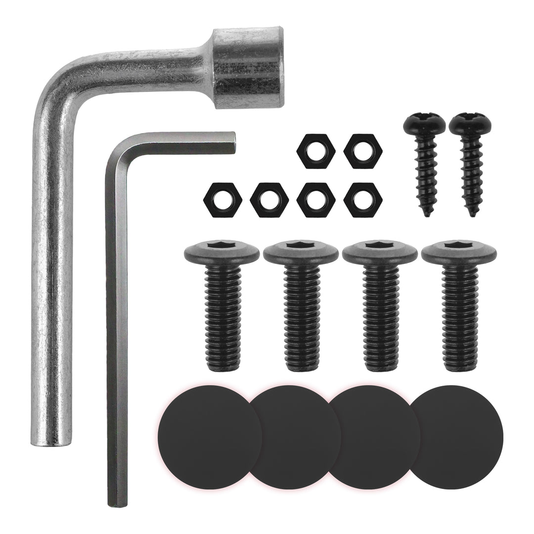 Maclean desk stand for monitor or laptop, gas spring, for standing and sitting work, black, MC-493