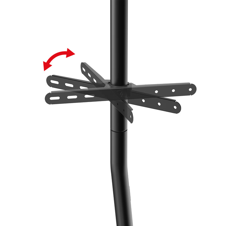 Maclean TV floor stand bracket, 32-70", max. VESA 400x400, max. 40kg, MC-494