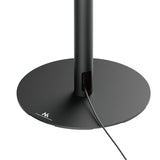 Maclean MC-496 Floor stand for Sonos Era 100 and 300 | Adjustable 682-1068 mm | Cable management and stable base | Set of 2 black tripods | Stylish and safe design