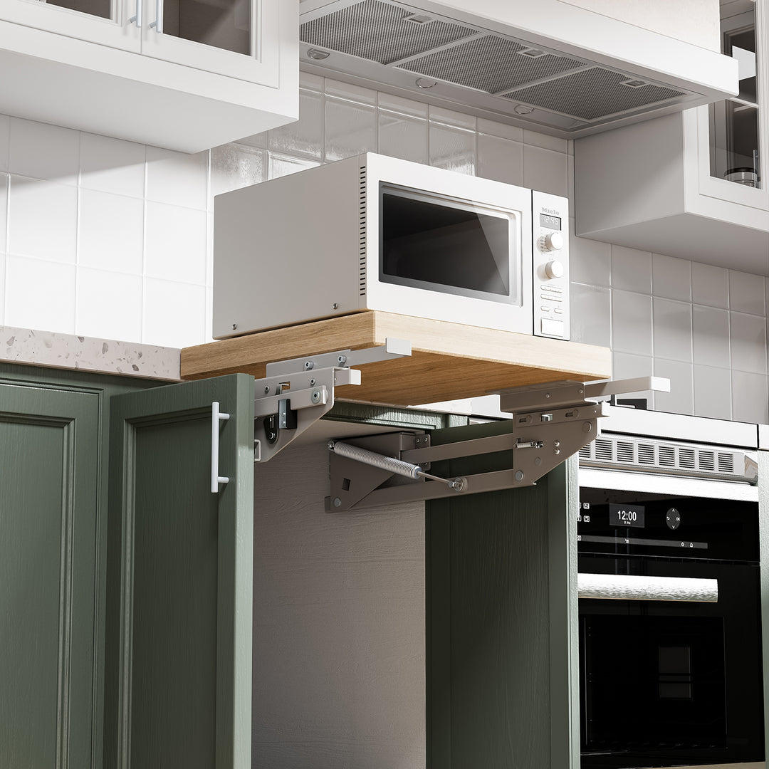 Maclean MC-497 Elevator, built-in extendable kitchen shelf 5-20kg. 820x168x106mm