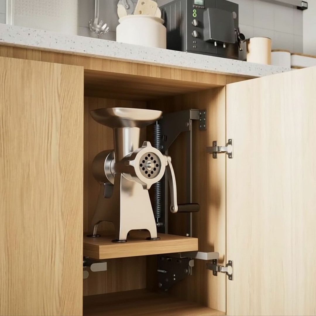 Ardaitheoir Maclean MC-497, seilf cistine inleathnaithe tógtha isteach 5-20kg. 820x168x106mm