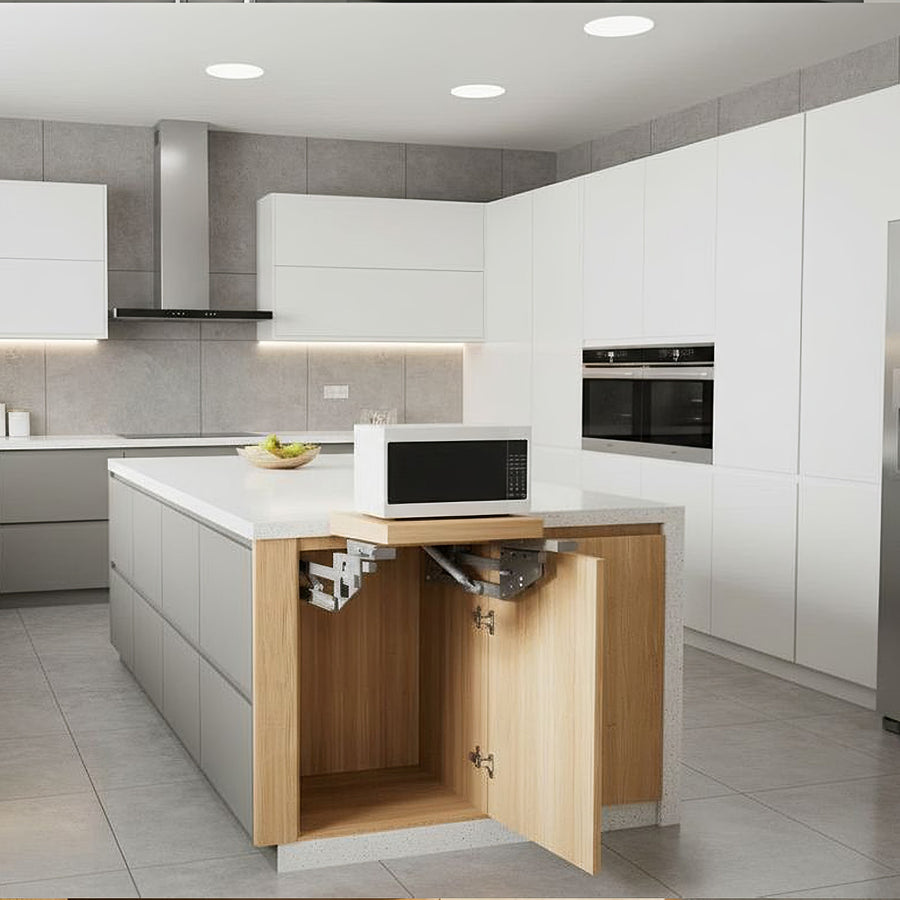 Maclean MC-497 Elevator, built-in extendable kitchen shelf 5-20kg. 820x168x106mm