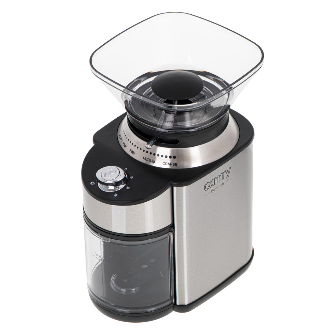 Camry CR 4443 Conical Burr Coffee Grinder, 200W with 16 Grind Settings