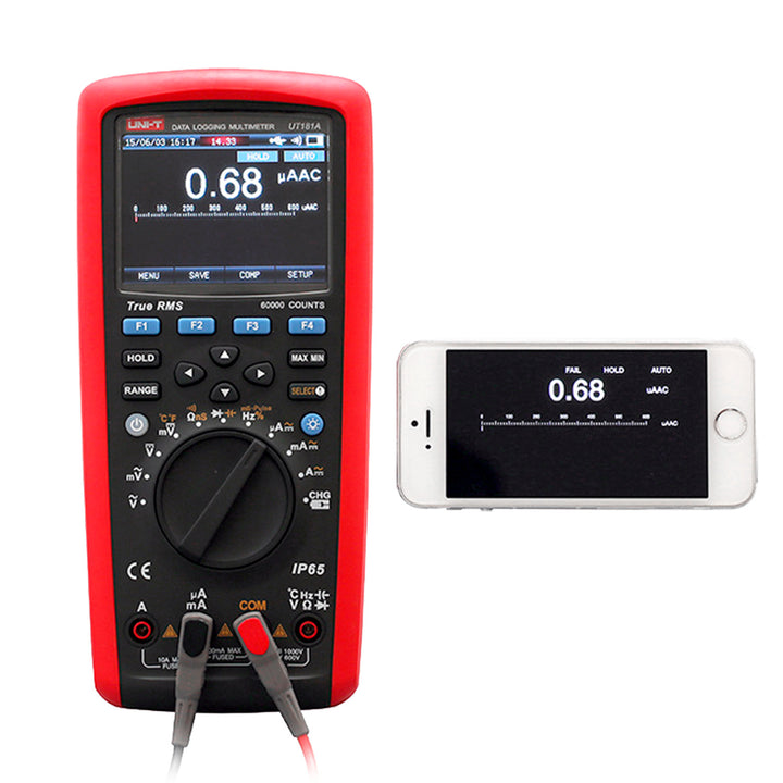 Uni-T UT181A Universal Digital Meter TRUE RMS Function Color Display Measure Basic Electrical Quantities