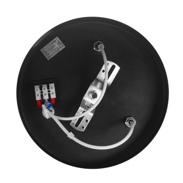 Lampa síleála Maclean, spota, sochorraithe, alúmanam, 3xGU10, 55x100mm, dath dubh neamhlonrach, MCE362 B