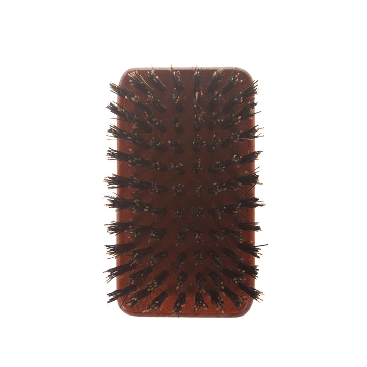 Barber hair brush 100% boar bristles beech wood