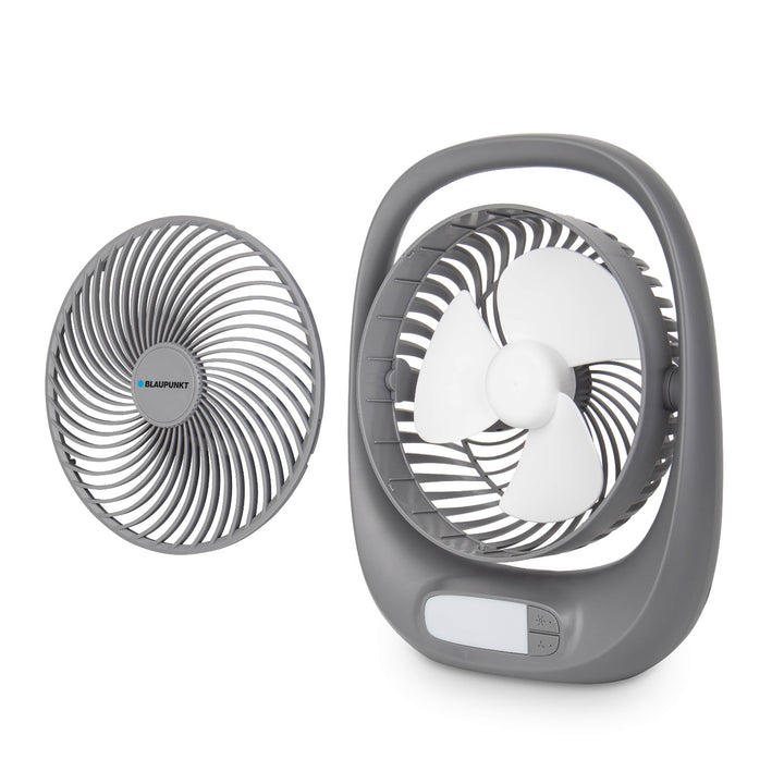 Blaupunkt Fan, Portable, 1800 mAh Rechargeable, USB, 3 speeds, Gray, APF301